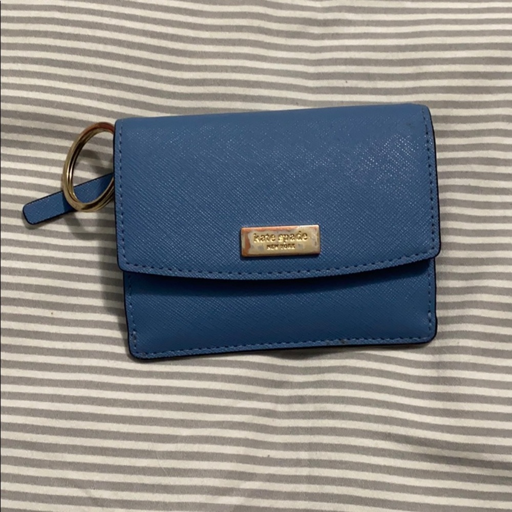 Baby blue Kate Spade Micro Wallet